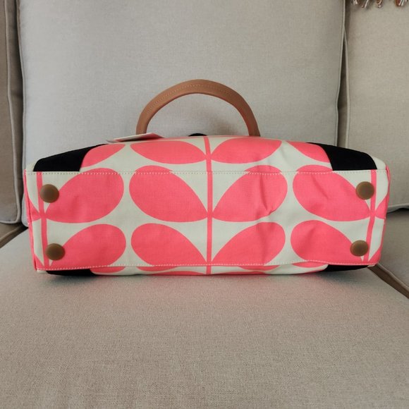 Orla Kiely Bags Nwt Rare Sharpie Shoulder Bag In Neon Pink Orla